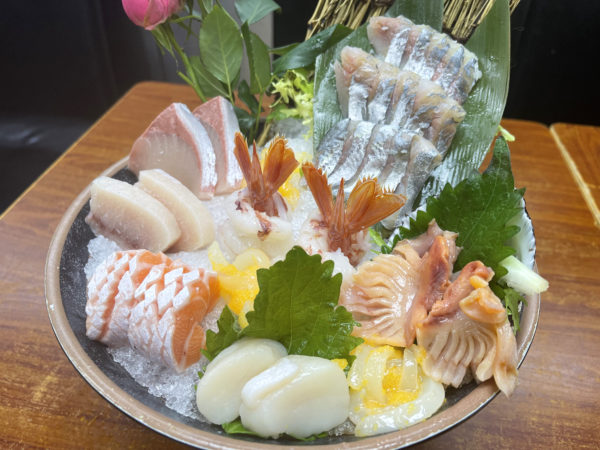 竹筴魚刺身拼盤